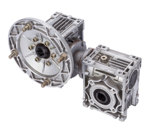 Two stage worm gear reducer NMRV